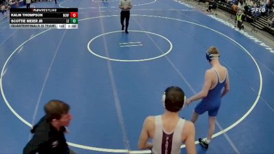 150 lbs Quarterfinals (8 Team) - Kalin Thompson, Norfolk vs Scottie Meier Jr, Lincoln East