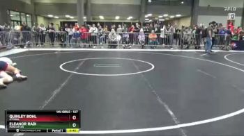 127 lbs Cons. Round 2 - Eleanor Radi, Manhattan vs Quinley Bohl, Ottawa
