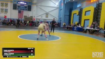 150 lbs Cons. Round 3 - Finn Hanna, St Marks H S vs Sam Munch, Salesianum