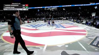 Champ. Round 1 - Landon Bame, Stanley County vs Haeden Jorgenson, Webster Area