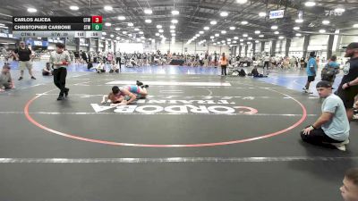 142 lbs Rr Rnd 3 - Carlos Alicea, CTWHALE Orca - MS vs Christopher Carbone, Shore Thing Surf - MS