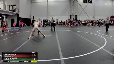 150 lbs Round 1 (8 Team) - Zach Schmitt, Division-1 TC vs Joseph Frey, Full Circle