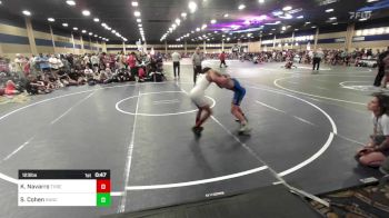 123 lbs Consi Of 16 #2 - Kaiden Navarro, Threshold WC vs Sid Cohen, Rancho Bernardo WC