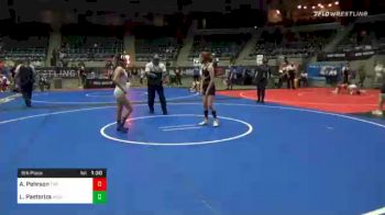 98 lbs 5th Place - Aubrie Pehrson, The Best Wrestler vs Lisa Pastoriza, Arizona Girls Wrestling