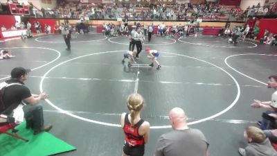 53 lbs Champ. Rd Of 32 - Slade Stephenson, Small Town Grims vs Braxton Hughes, Middleton Wrestling Club