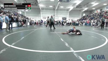 46 lbs Consi Of 8 #2 - Aiden Bosques, Aztec Grappling Academy vs Jackson Hodges, Comanche Takedown Club