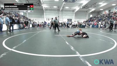 46 lbs Consi Of 8 #2 - Aiden Bosques, Aztec Grappling Academy vs Jackson Hodges, Comanche Takedown Club