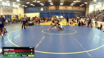 113 lbs Cons. Round 3 - Jose Callava, Gladiator Wrestling Club vs Ayden Felix, Camden