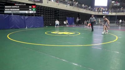 128 lbs 7th Place - Mason Castillo, Shillington vs Noah Regemann, Phillipsburg