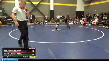 190 lbs Round 1 (3 Team) - Niyasia McCampbell, Texas Black vs Mackenzie Arends, Potentially Dangerous