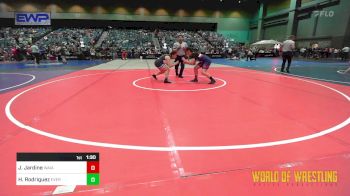 150 lbs Round Of 16 - Jenniah Jardine, Waianae Searider vs Helena Rodriguez, EVERGREEN VALLEY WRESTLING CLUB