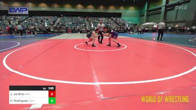 150 lbs Round Of 16 - Jenniah Jardine, Waianae Searider vs Helena Rodriguez, EVERGREEN VALLEY WRESTLING CLUB