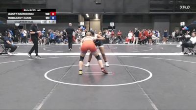 160 lbs Quarterfinal - Mohagany Casel, Wayland Baptist University vs Leolyn Karnowski, Wamego High School