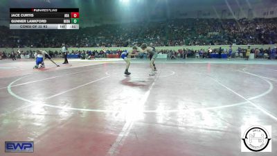 96 lbs Consi Of 32 #2 - Jace Curtis, Ada Junior High vs Gunner Lankford, Hobart Bearcats