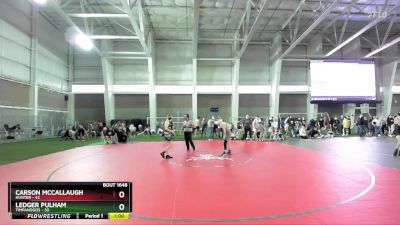 106 lbs Cons. Round 3 - Carson Mccallaugh, Hunter vs Ledger Pulham, Timpanogos