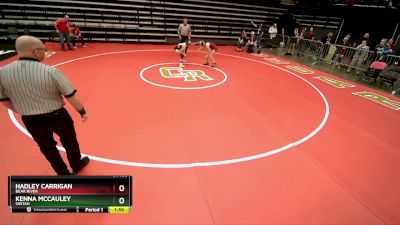 4A 100 lbs Semifinal - Hadley Carrigan, Bear River vs Kenna Mccauley, Uintah