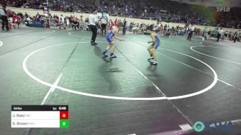 64 lbs Consi Of 8 #1 - Jaxon Baez, Hobart vs Slayd Brown, Piedmont