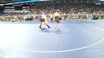 D2-165 lbs Cons. Round 2 - Jayce Curtis, Thornapple Kellogg HS vs Kaleb Gagne, Escanaba HS