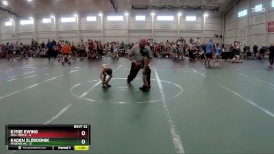 44 lbs Round 6 (8 Team) - Kyrie Ewing, Full Circle vs Kaden Slebodnik, Phoenix WC