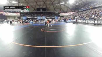 Girls 2A 130 lbs Quarterfinal - Alexandra Estrada Rangel, Ephrata (Girls) vs Angie Monday, Othello (Girls)