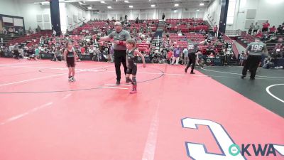 43-46 lbs Consi Of 4 - Atlas Fernandez, Derby Wrestling Club vs Tatum Jones, Ponca City Wildcat Wrestling