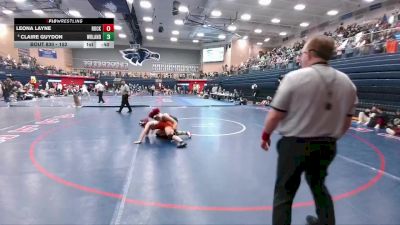 152 lbs 3rd Place Match - Claire Guydon, Conroe The Woodlands vs Leona Layne, Rockwall