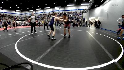 131 lbs Rr Rnd 1 - Michael Lonechief, Pawnee Peewee Wrestling vs Cameron Wallace, Kingfisher YellowJackets