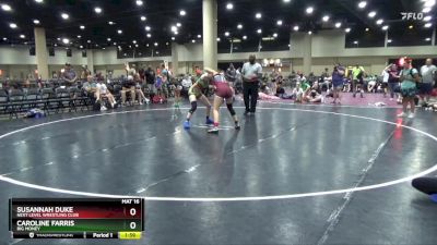 120 lbs Cons. Semi - Caroline Farris, Big Money vs Susannah Duke, Next Level Wrestling Club