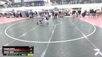 93 lbs Quarterfinal - Brody Gray, Tallwood Wrestling Club vs Mason Smith, Hanover Hawkeye Wrestling