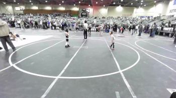 46 lbs Quarterfinal - Ace Beecham, Yuba Sutter Combat vs Reese King, Crater Mat Club
