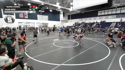 113 lbs Cons. Semi - Mavrik Harrell, LAWC vs Kaleb Ortiz, Pounders Wrestling Club