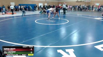 145lbs Champ. Round 2 - Aila Vesterby, Puyallup (Girls) vs Sophia Zesati, Sunnyside (Girls)