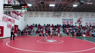 115 lbs Champ. Round 3 - Aurora Rider, Kuna vs Nya Zuber, Vallivue