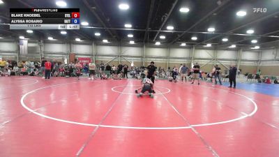 110 lbs Rr Rnd 5 - Blake Knoebel, Steller Trained Grevious - BK6E vs Alyssa Rosario, Rattlers