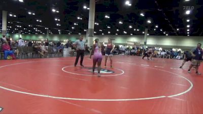 155 lbs Round 7 (8 Team) - Lydia Mulbah, Hawkstyle MX Elite vs Sadie Osburn, Indiana Ice