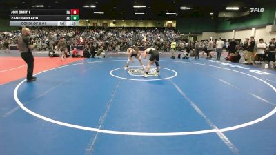 165 lbs Consi Of 8 #1 - Jon Smith, PA vs Zane Gerlach, AK