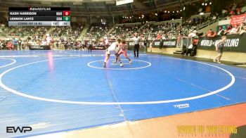 85 lbs Consi Of 16 #2 - Kash Harrison, Wave Wrestling Club (TN) vs Lennon Lantz, Scrap Yard Training
