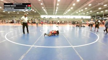 75 lbs Quarterfinal - Dominic Rocco, Ohio Gold vs Giovonni Nix, Team Gotcha National
