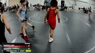 60-68 lbs Semifinal - Leonardo Marenco, Warhawks vs Maddox Chen, Scanlan Wrestling Academy