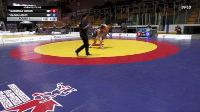 57kg Round 1 - Gabriela Cross, Dinos Wrestling Club vs Olivia Lichti, Hamilton Wrestling Club