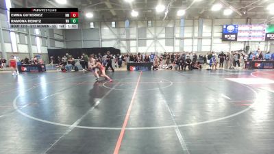 U17 Women - 53 lbs Cons. Round 3 - Emma Gutierrez, NM vs Ramona Reinitz, WA