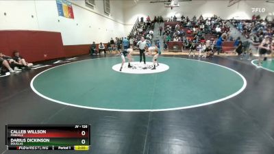 126 lbs Champ. Round 2 - Darius Dickinson, Douglas vs Calleb Willson, Pinedale