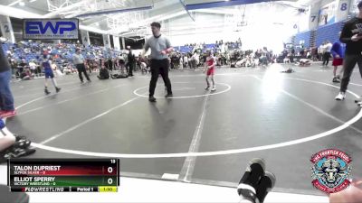 49 lbs Semis (4 Team) - Talon Dupriest, Slyfox Silver vs Elliot Sperry, Victory Wrestling