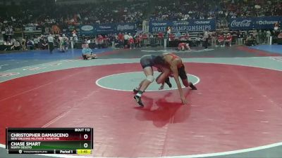 D 2 157 lbs Champ. Round 2 - Christopher Damasceno, New Orleans Military & Maritime vs Chase Smart, North DeSoto