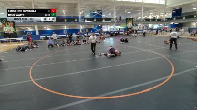 126 lbs 7th Place Match - Titus Watts, All American TC vs Sebastian Gonzalez, Eagle Empire