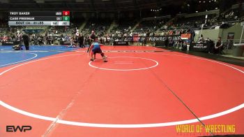89 lbs Consi Of 8 #1 - Troy Baker, American Dream Wrestling Club vs Case Freeman, Sebolt Wrestling Academy
