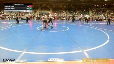 110 lbs Round Of 16 - Amelia Rule, WolfPack Wrestling Academy vs BryLee Irsik, Nebraska Wrestling Academy