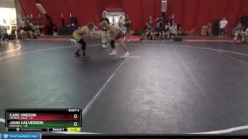 160 lbs Round 2 (4 Team) - Cade Okeson, Detroit Lakes vs John Halverson, Canton A