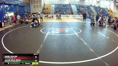 120 lbs Round 6 (8 Team) - Jamie Taylor, Longwood WC vs Jacob DeLa Rosa, Soldier City Lions Den