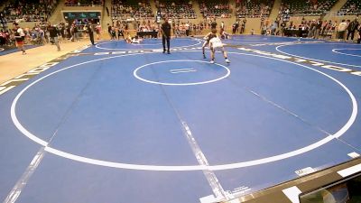 119 lbs Quarterfinal - Braxton Mcginnis, Victory Combat Sports vs Ayden Dyer, Midwest City Bombers Youth Wrestling Club